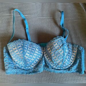 Adore Me Lace Blue Bra